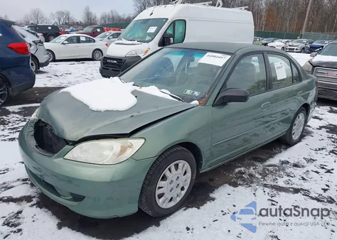 2004 Honda Civic Lx из США, поврежденный, VIN 2HGES16524H641193